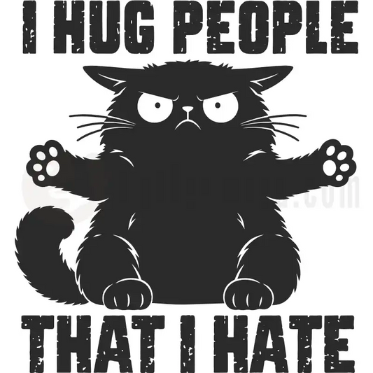 Design Vorschau I Hug People That I Hate - Back