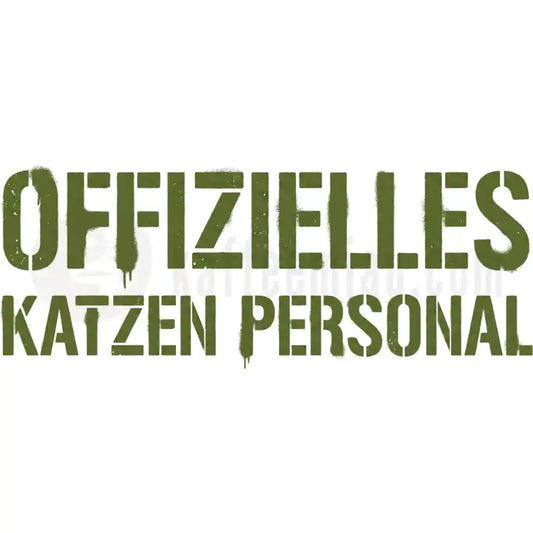 Design Vorschau Offizielles Katzen Personal