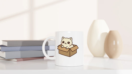 Tasse 325ml - Cat in the box - Katze