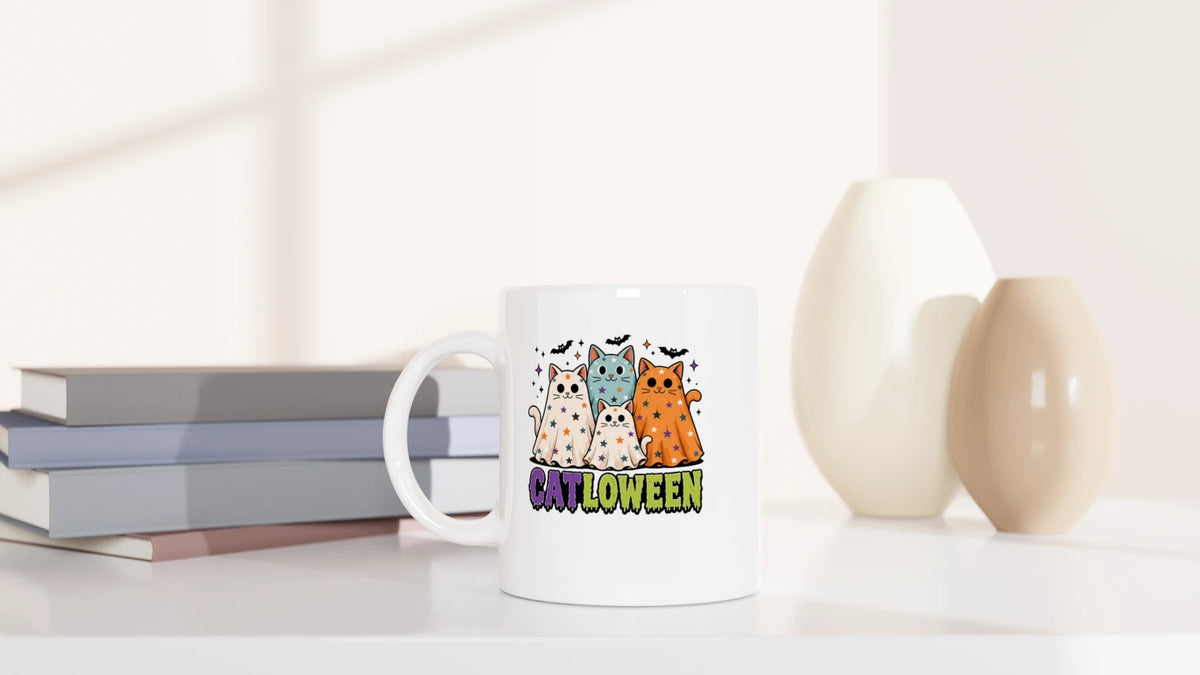 Tasse 325ml - CatLoWeen - Katze, Halloween