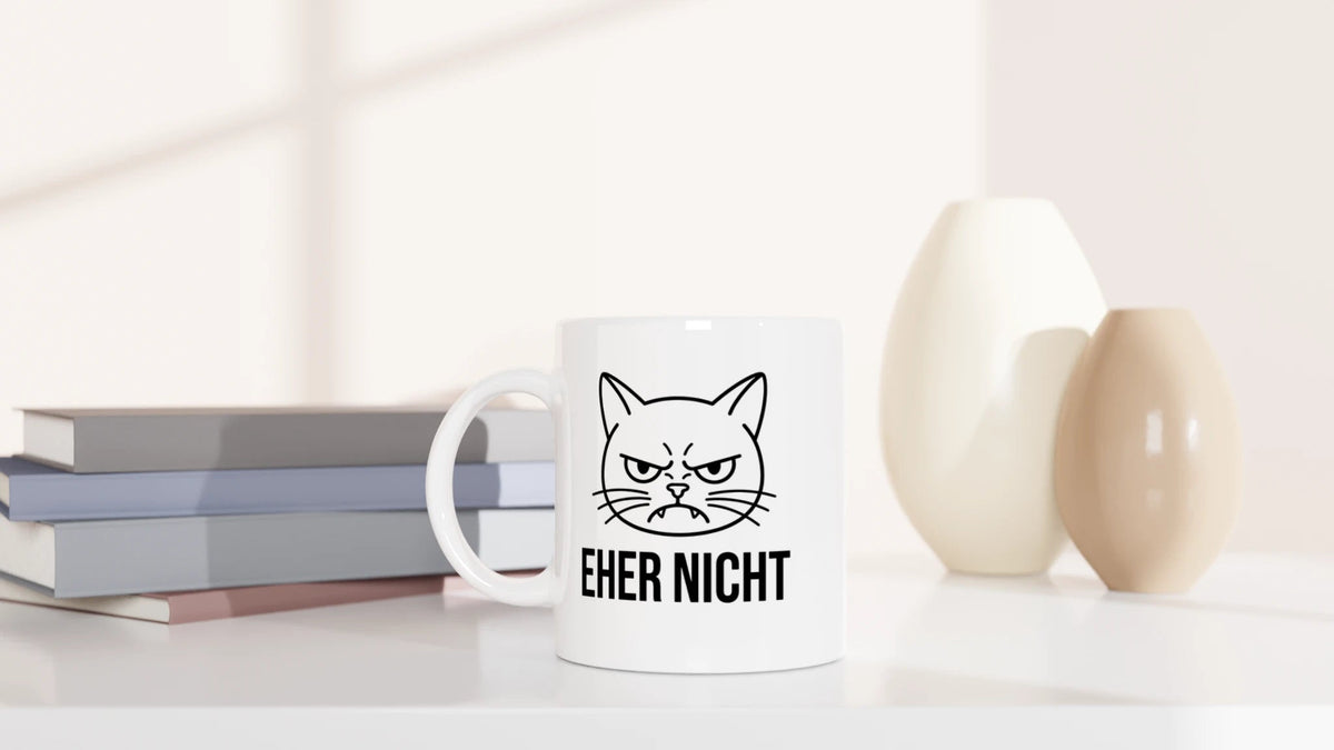 Tasse 325ml - Eher Nicht - Katze & Kaffee