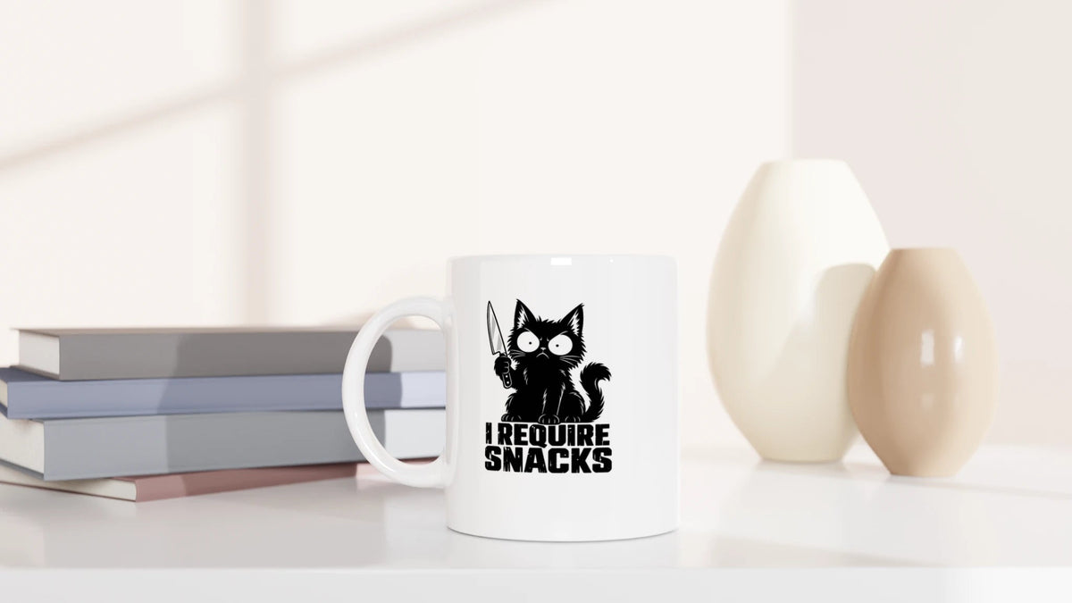 Tasse 325ml - I REQUIRE SNACKS - Katze