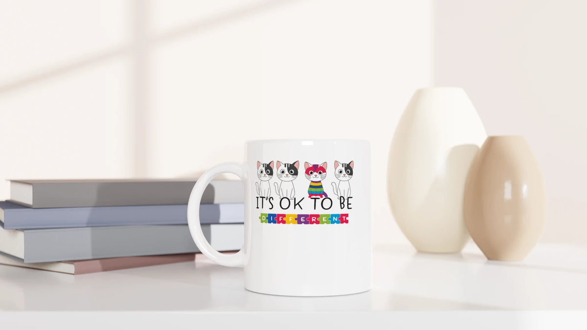 Tasse 325ml - It's OK to be different - Katze