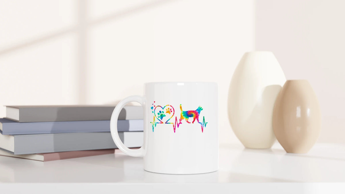 Tasse 325ml - Katzen Herzschlag - Katze