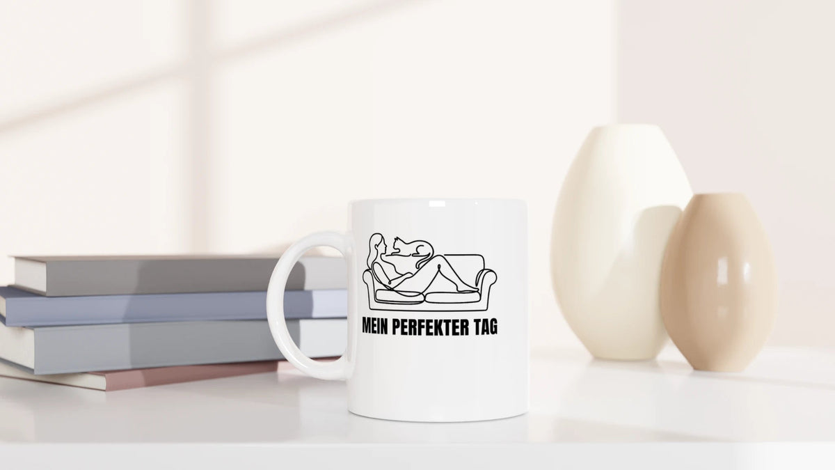 Tasse 325ml - Mein perfekter Tag - Katze