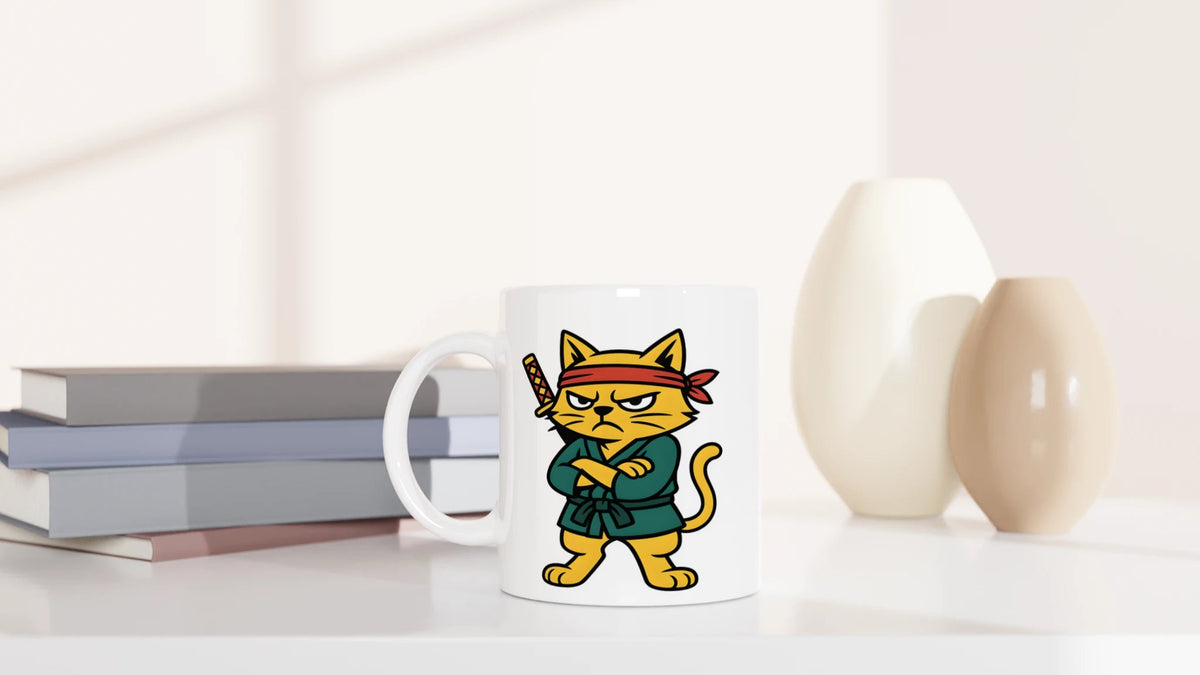 Tasse 325ml - Samurai Cat - Katze
