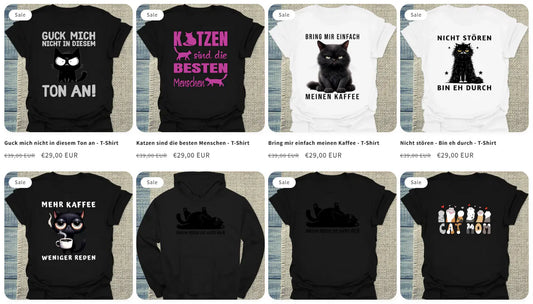 Bestseller Katzenliebhaber Mode