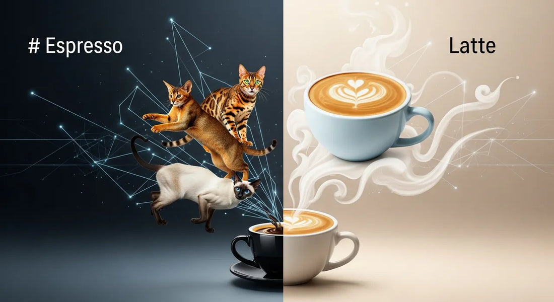 Espresso oder Latte: Welche Katzenrasse entspricht deinem Kaffee-Typ?