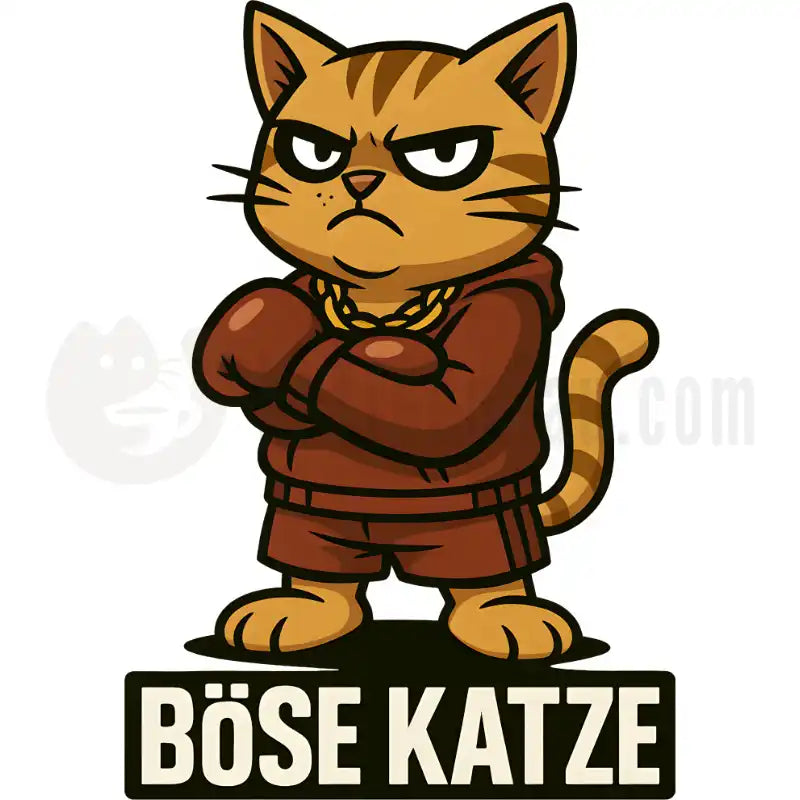 Design Vorschau Böse Katze Boxer