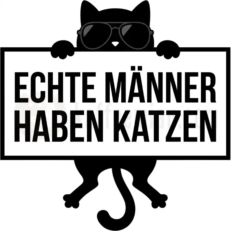 Design Vorschau Echte Männer haben Katzen
