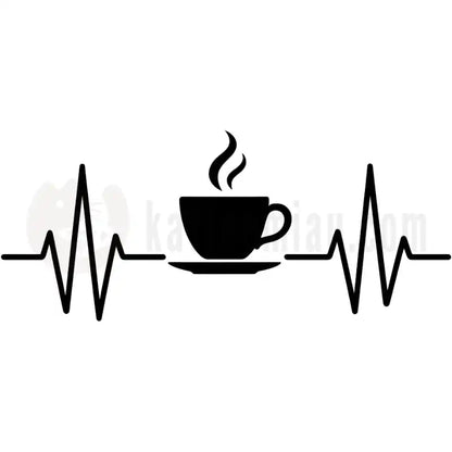 Design Vorschau Herzschlag für Kaffee