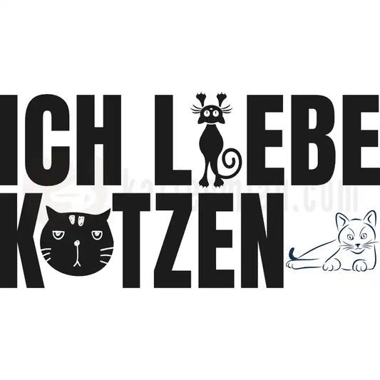 Design Vorschau Ich liebe Katzen
