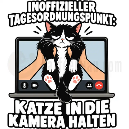 Design Vorschau In die Kamera halten