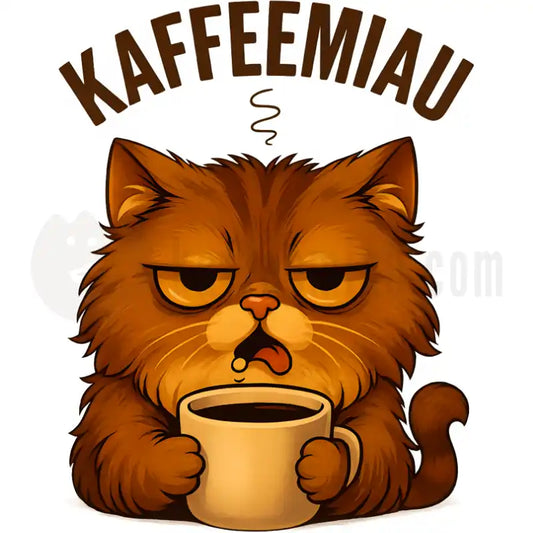 Design Vorschau KaffeeMiau - Katze mit Kaffee