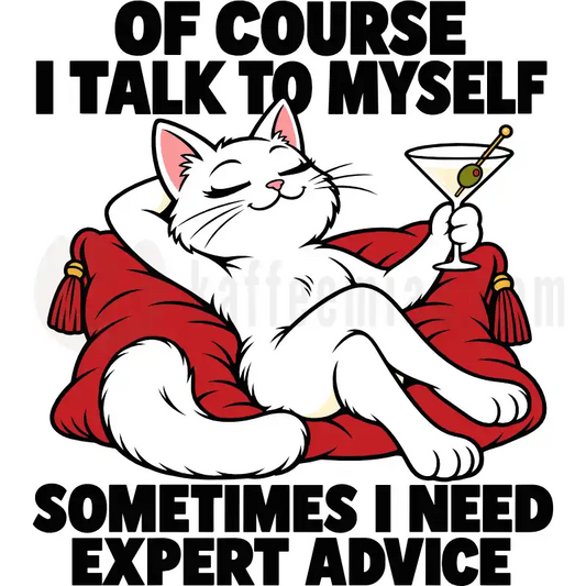 Design Vorschau OF COURSE I TALK TO MYSELF