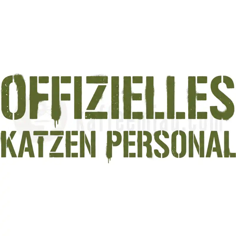 Design Vorschau Offizielles Katzen Personal