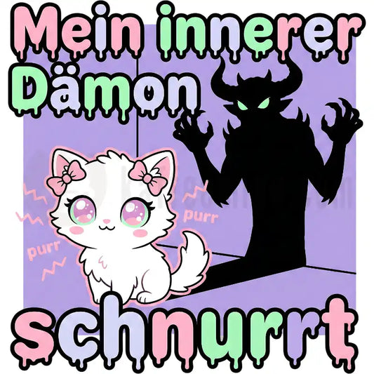 Design - Mein innerer Dämon schnurrt - Unisex - Katze
