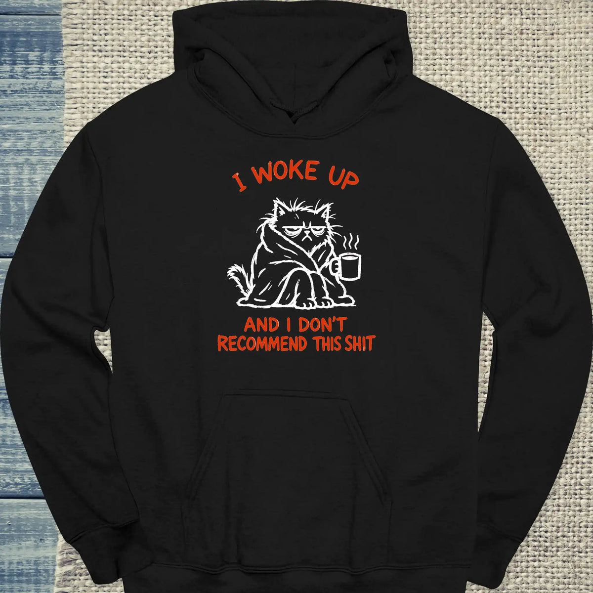Hoodie - Don't recommend - Unisex - Katze Schwarz