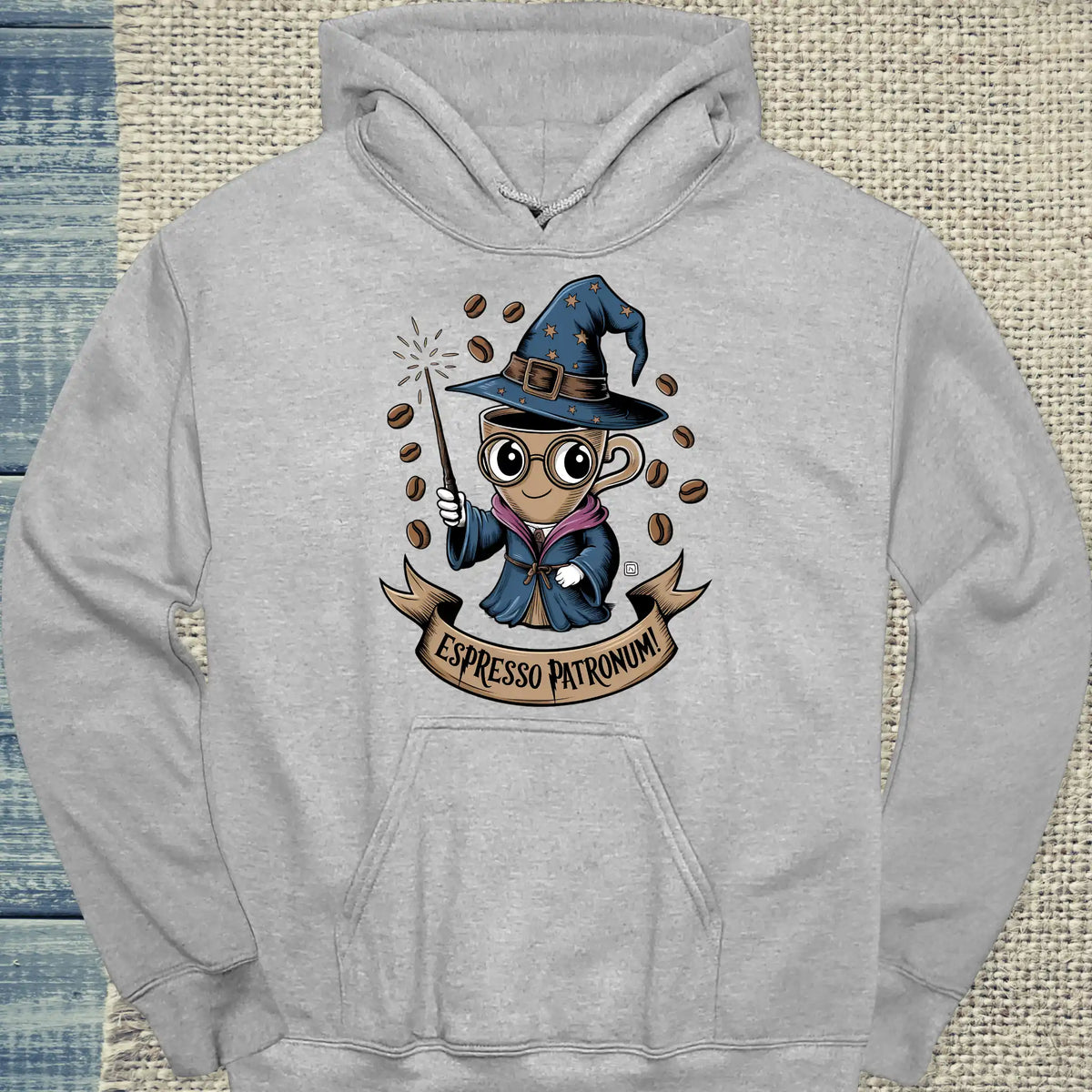 Hoodie - Espresso Patronum - Unisex - Kaffee Grau