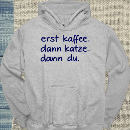Hoodie - Offizielles Katzen Personal - Unisex - Katze Grau