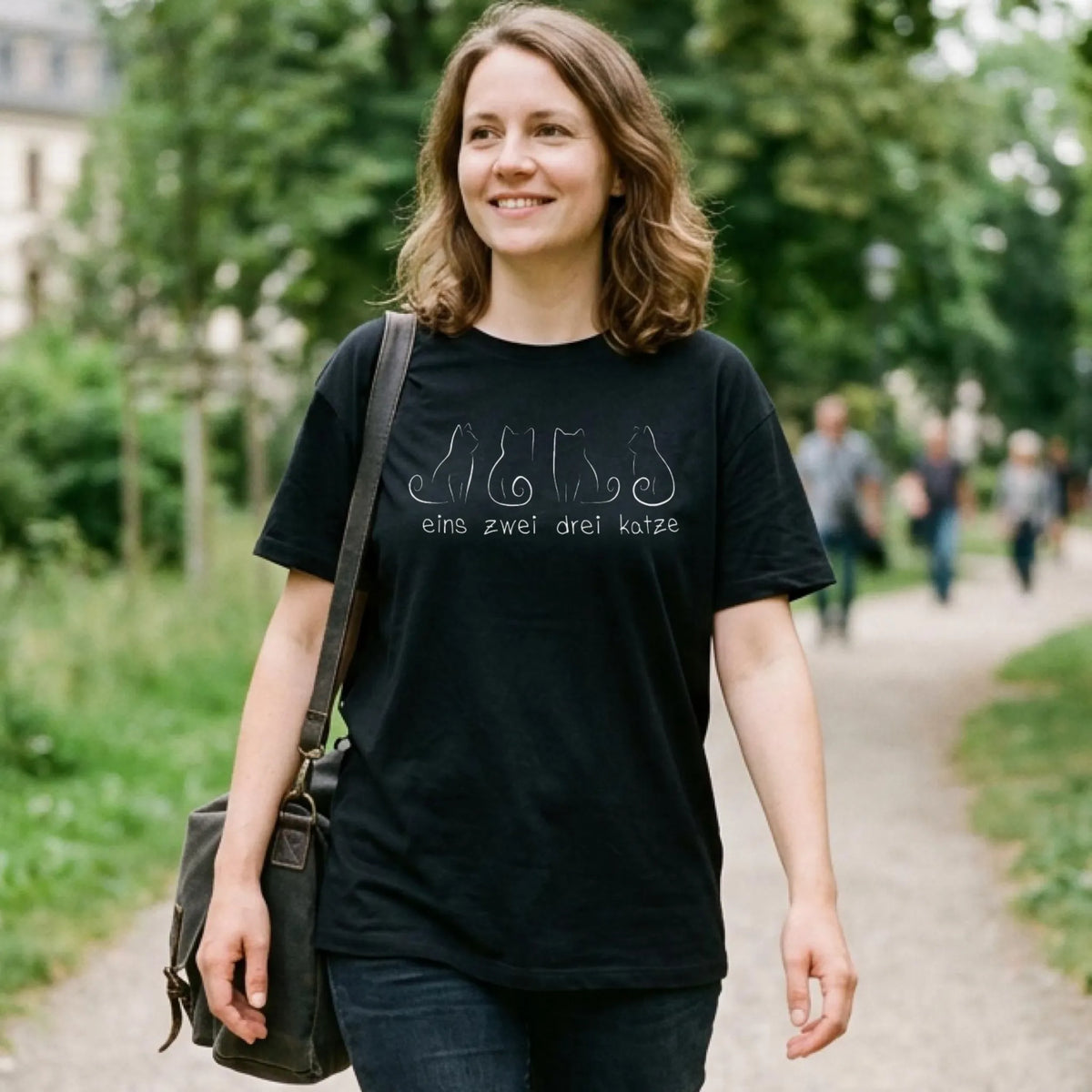 Eins Zwei Drei Katze - T-Shirt