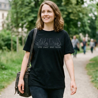 Eins Zwei Drei Katze - T-Shirt