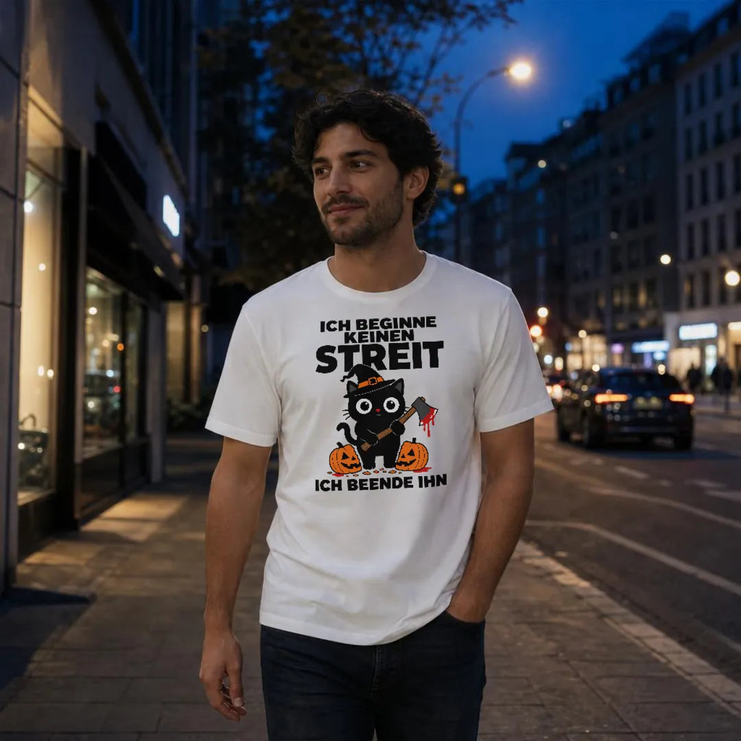Ich beginne keinen Streit - Halloween - T-Shirt