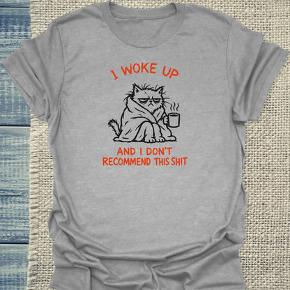 T-Shirt - Don't recommend - Unisex - Katze Grau