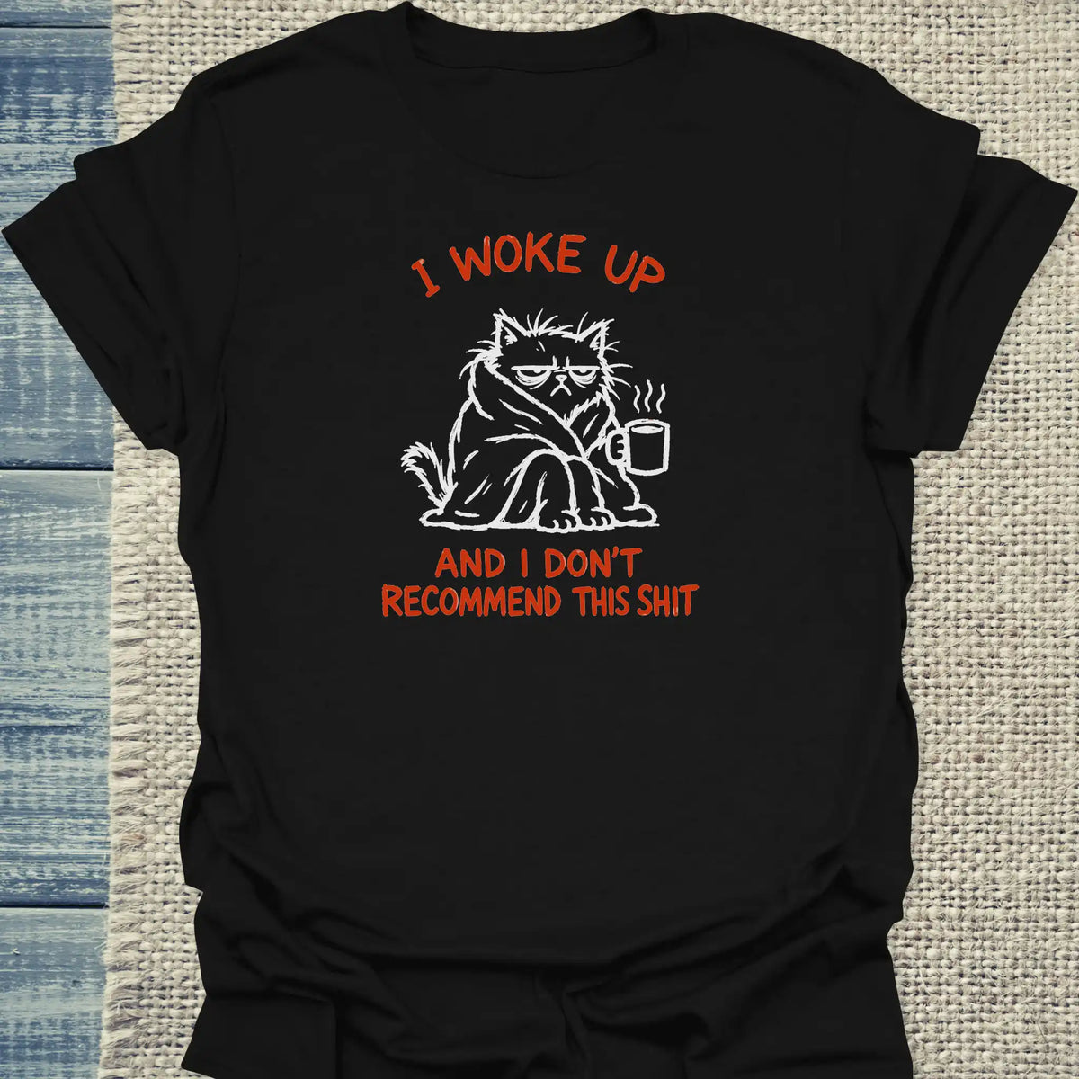 T-Shirt - Don't recommend - Unisex - Katze Schwarz