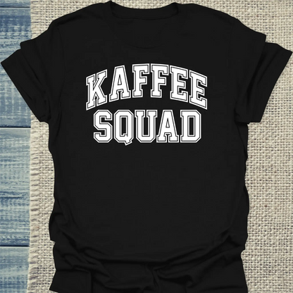 T-Shirt - Kaffee Squad - Unisex - Kaffee Schwarz
