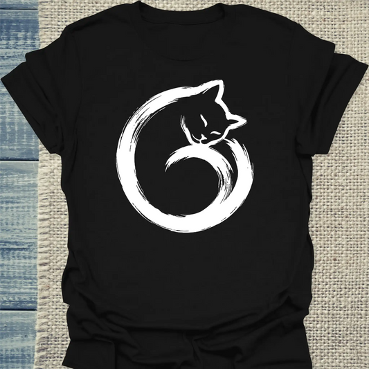 T-Shirt - Katze Ying - Unisex - Katze Schwarz