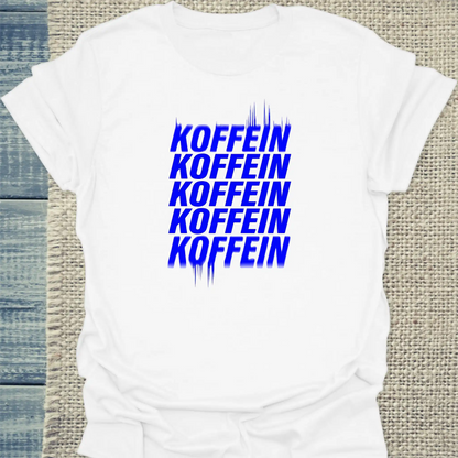 T-Shirt - Koffeein - Unisex - Kaffee Weiß