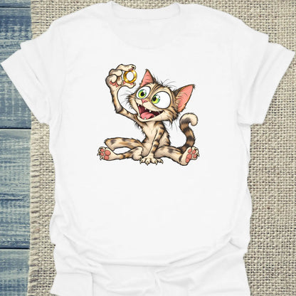 T-Shirt - Mein Schatz - Unisex - Katze Weiß