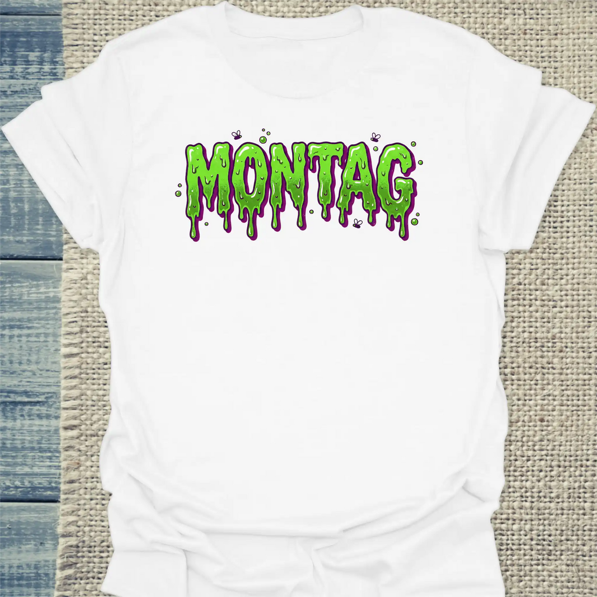 T-Shirt - Montag - Unisex - Kaffee Weiß