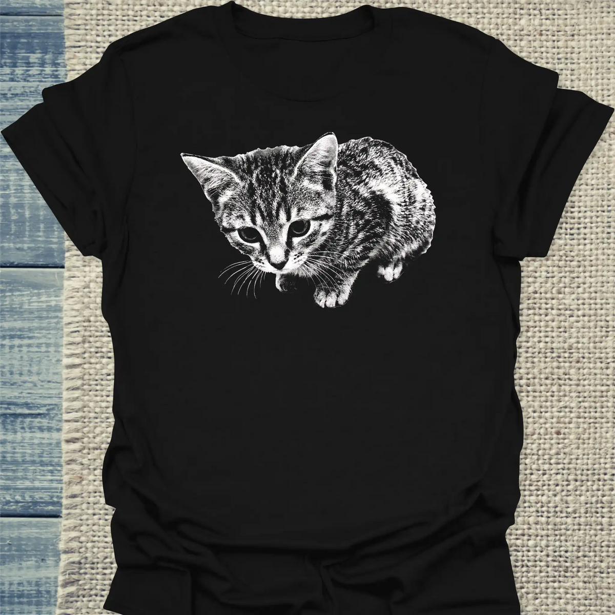 T-Shirt - Sweet Kitten - Unisex - Katze Schwarz