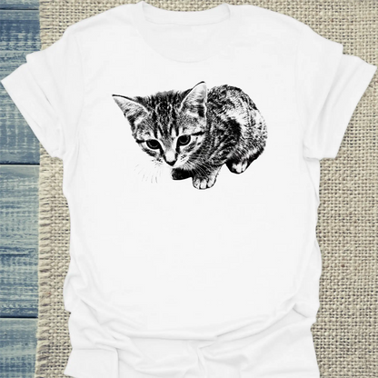 T-Shirt - Sweet Kitten - Unisex - Katze Weiß