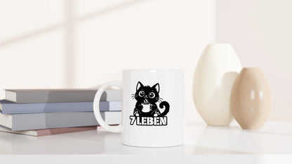 Tasse 325ml - 7 Leben - Katze & Kaffee
