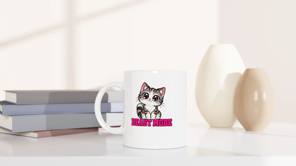 Tasse 325ml - BEAST MODE - Katze