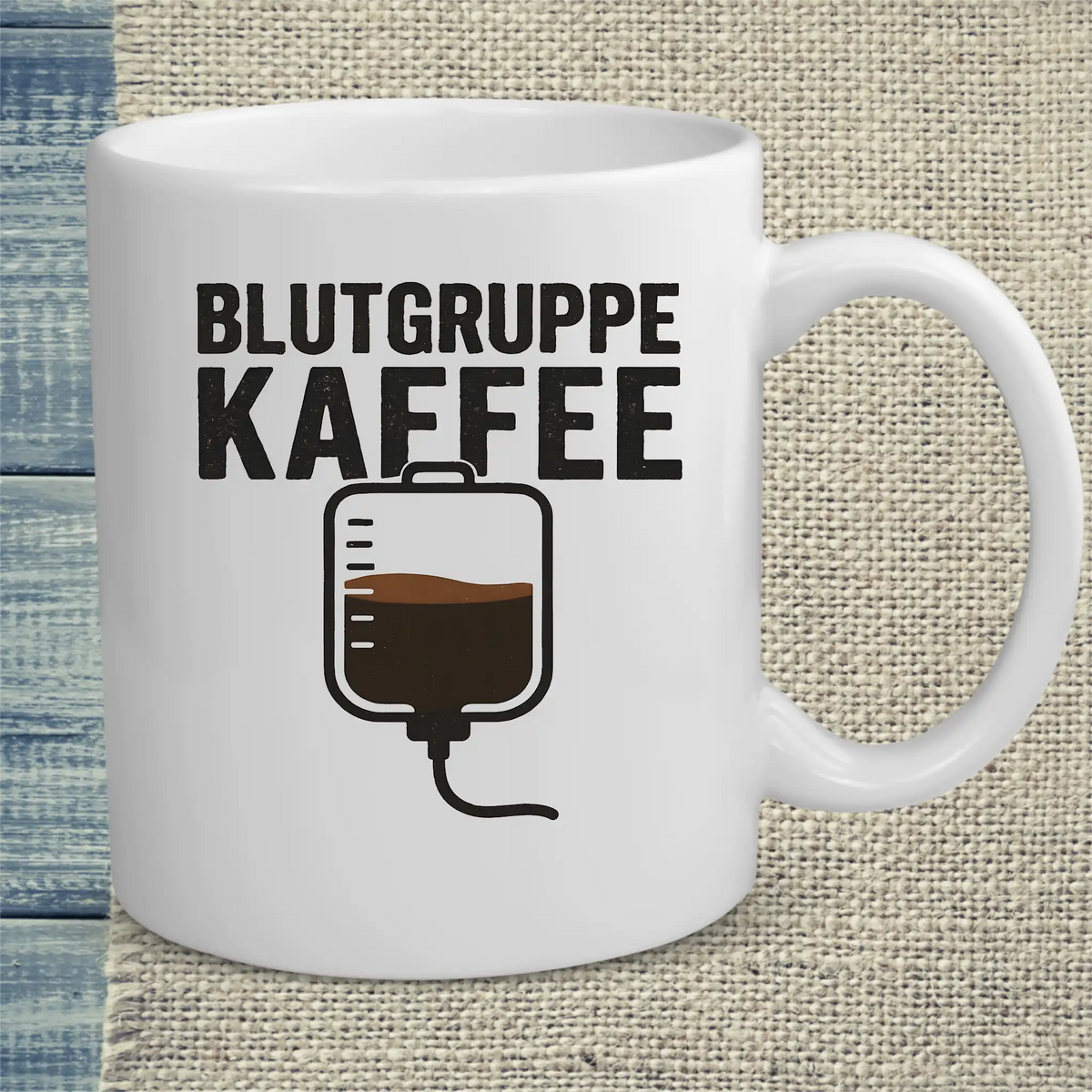 Tasse 325ml - Blutgruppe Kaffee - Kaffee