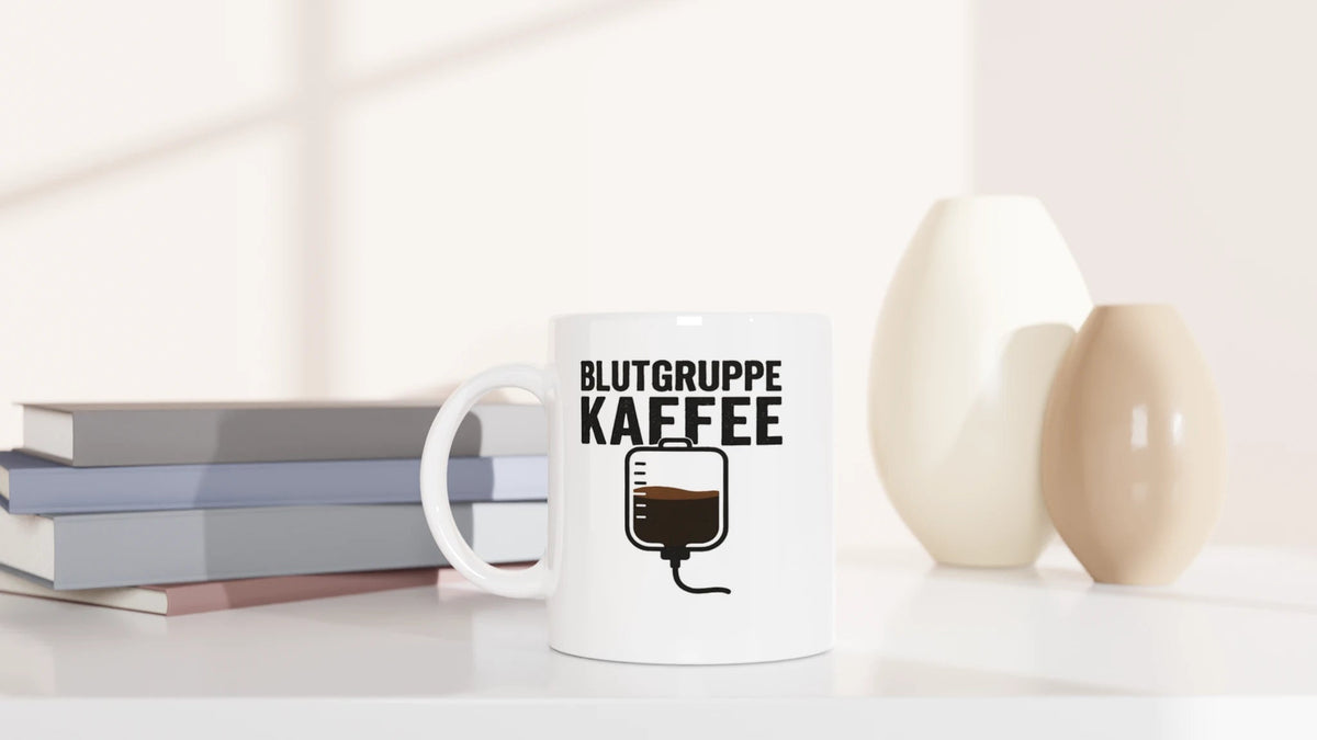 Tasse 325ml - Blutgruppe Kaffee - Kaffee