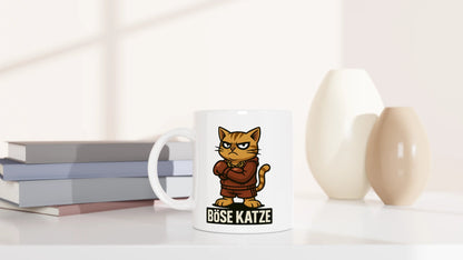 Tasse 325ml - Böse Katze Boxer - Katze