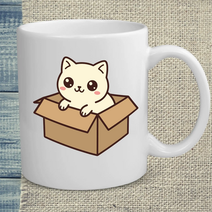 Tasse 325ml - Cat in the box - Katze