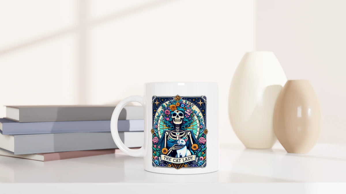 Tasse 325ml - Cat Lady Tarot - Kaffee, Cat Lady