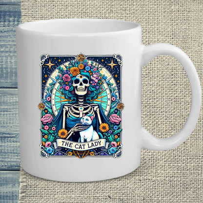 Tasse 325ml - Cat Lady Tarot - Kaffee, Cat Lady