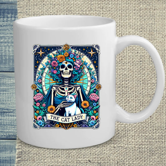 Tasse 325ml - Cat Lady Tarot - Kaffee, Cat Lady