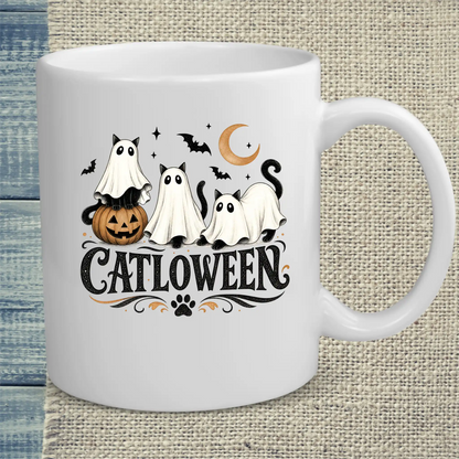 Tasse 325ml - Cat Lo Ween - Katze, Halloween