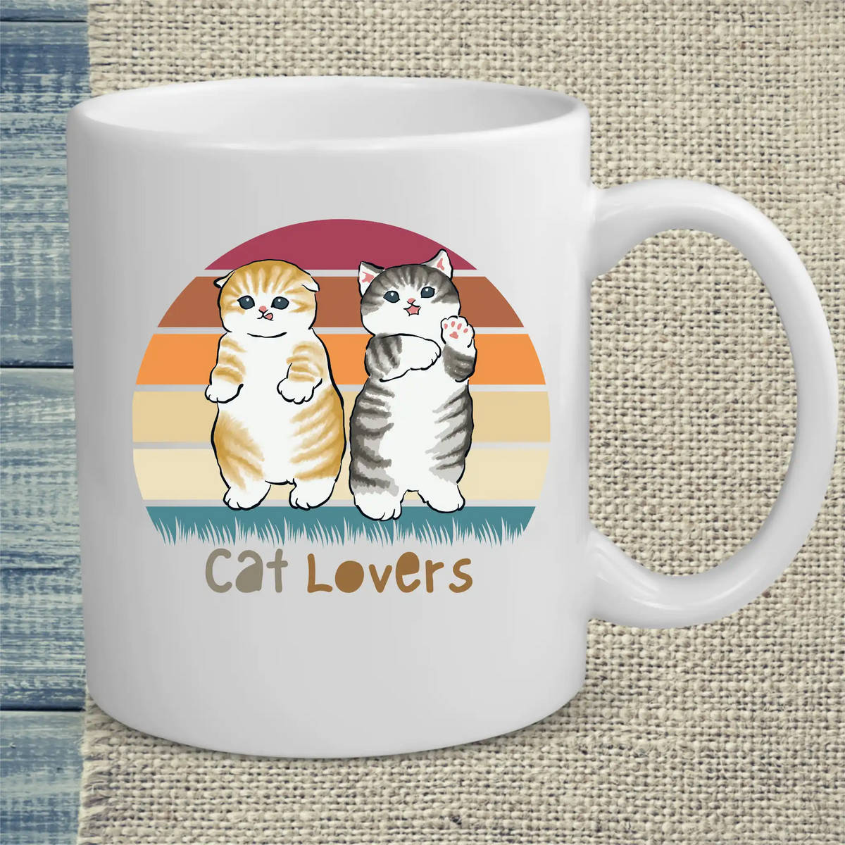Tasse 325ml - Cat lovers - Katze