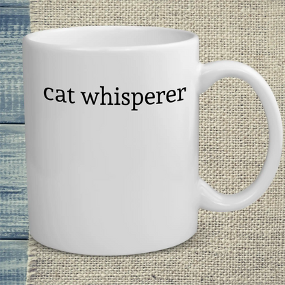 Tasse 325ml - cat whisperer - Katze