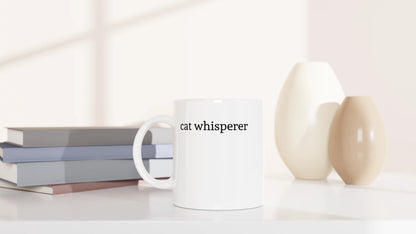 Tasse 325ml - cat whisperer - Katze