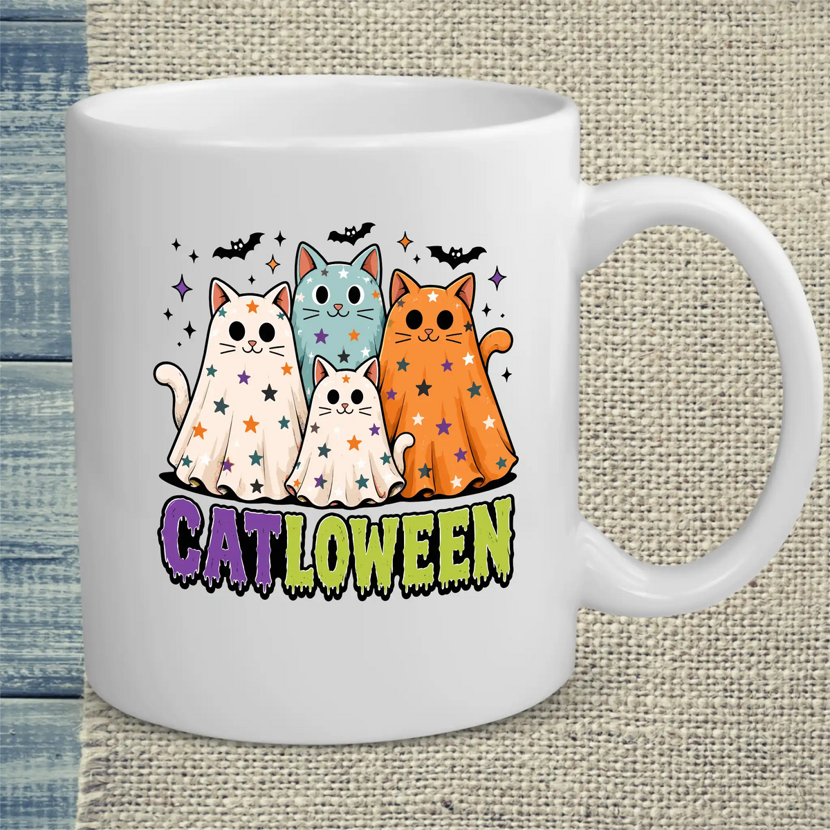Tasse 325ml - CatLoWeen - Katze, Halloween